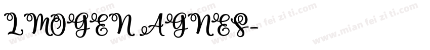 LMOGEN AGNES字体转换